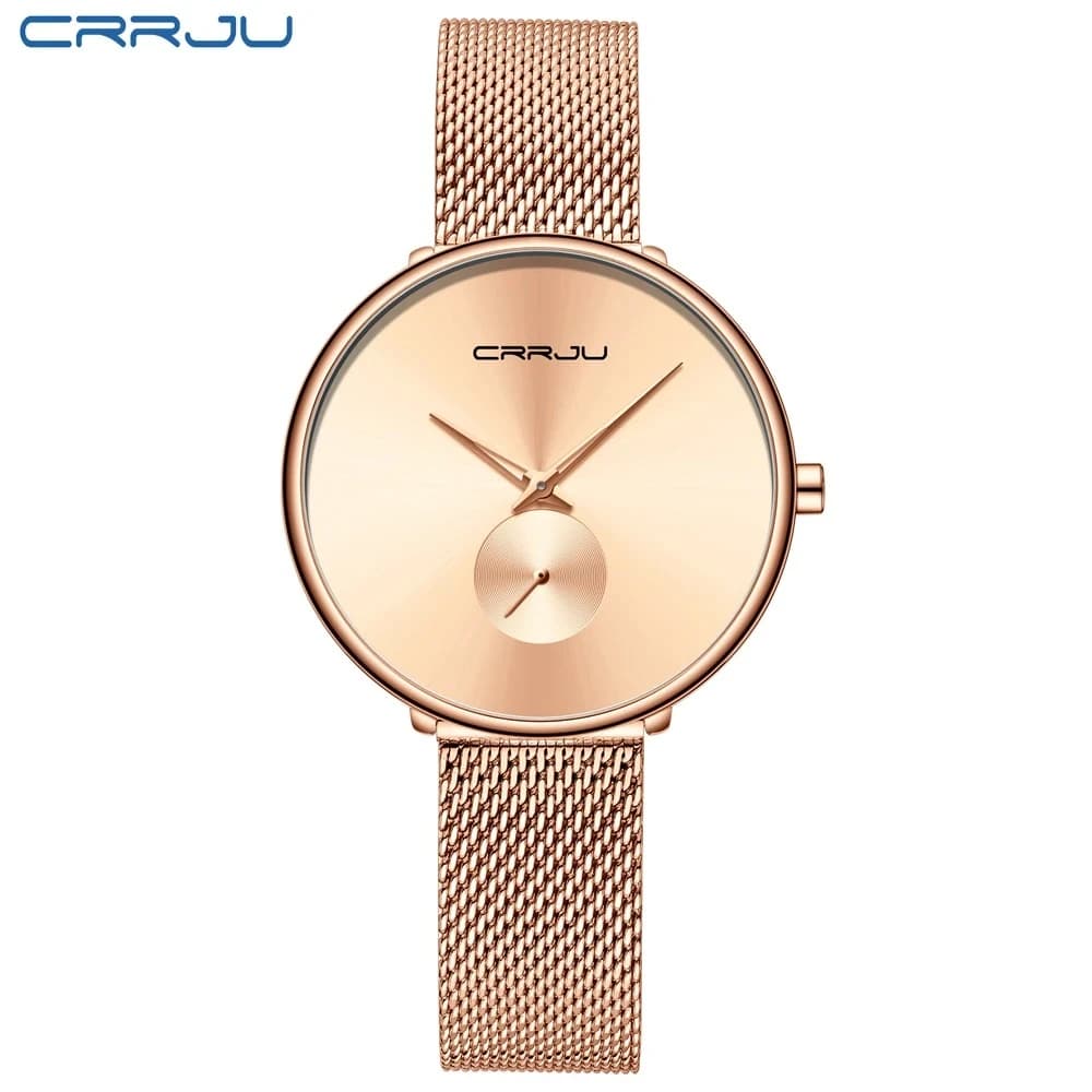 CRRJU 2165 Elegant Mesh Women’s Watch 5