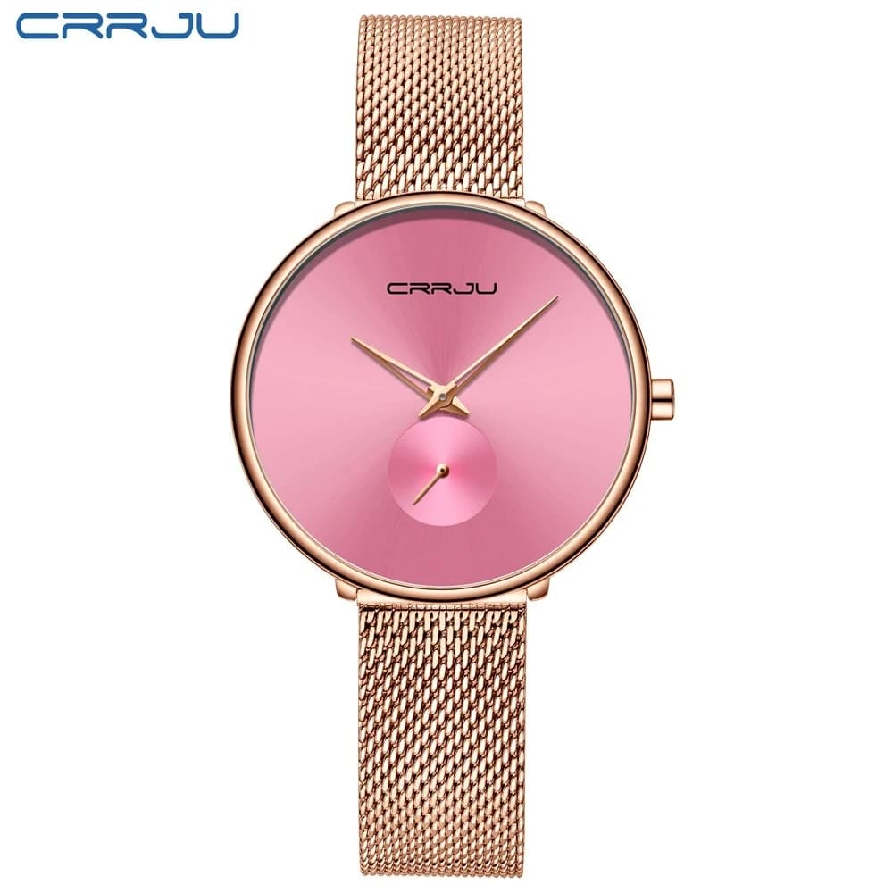 CRRJU 2165 Elegant Mesh Women’s Watch 6