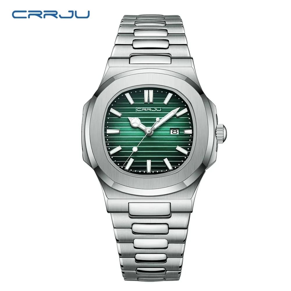 The CRRJU 5018 Men's Luxury Quartz Watch