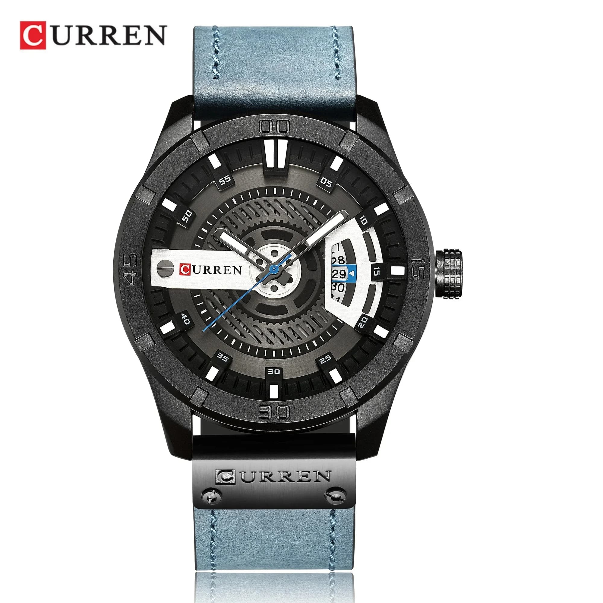 CURREN 8301 Classic Chrono Men’s Leather Watch
