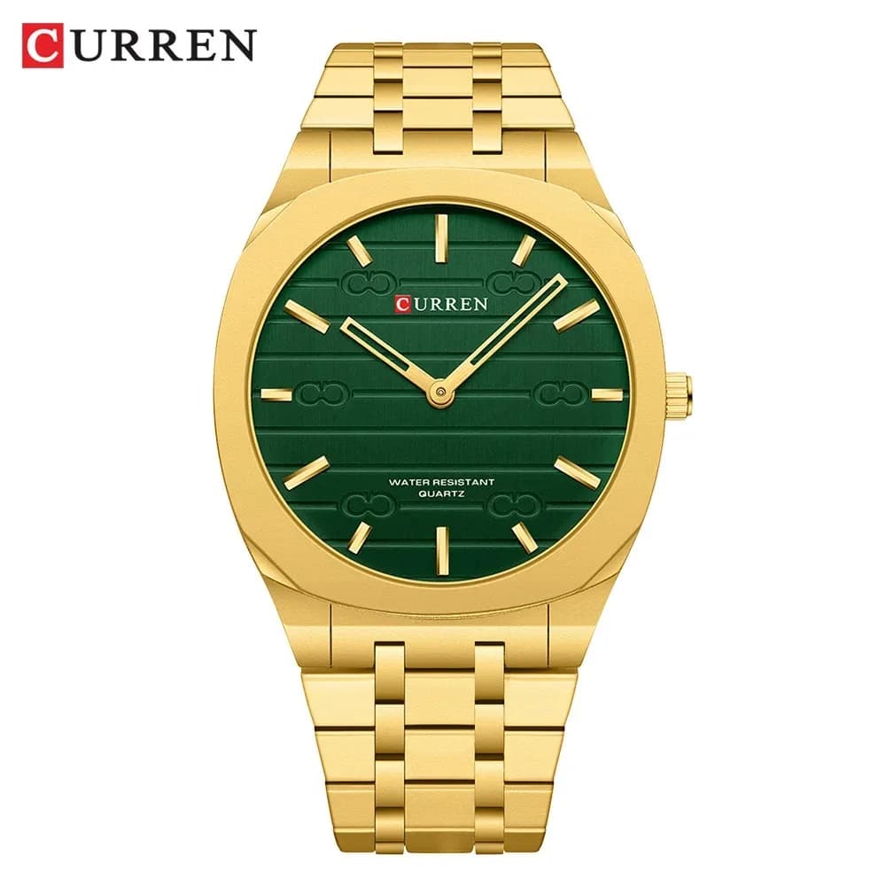 CURREN 8444 Minimalist Royal Steel Watch