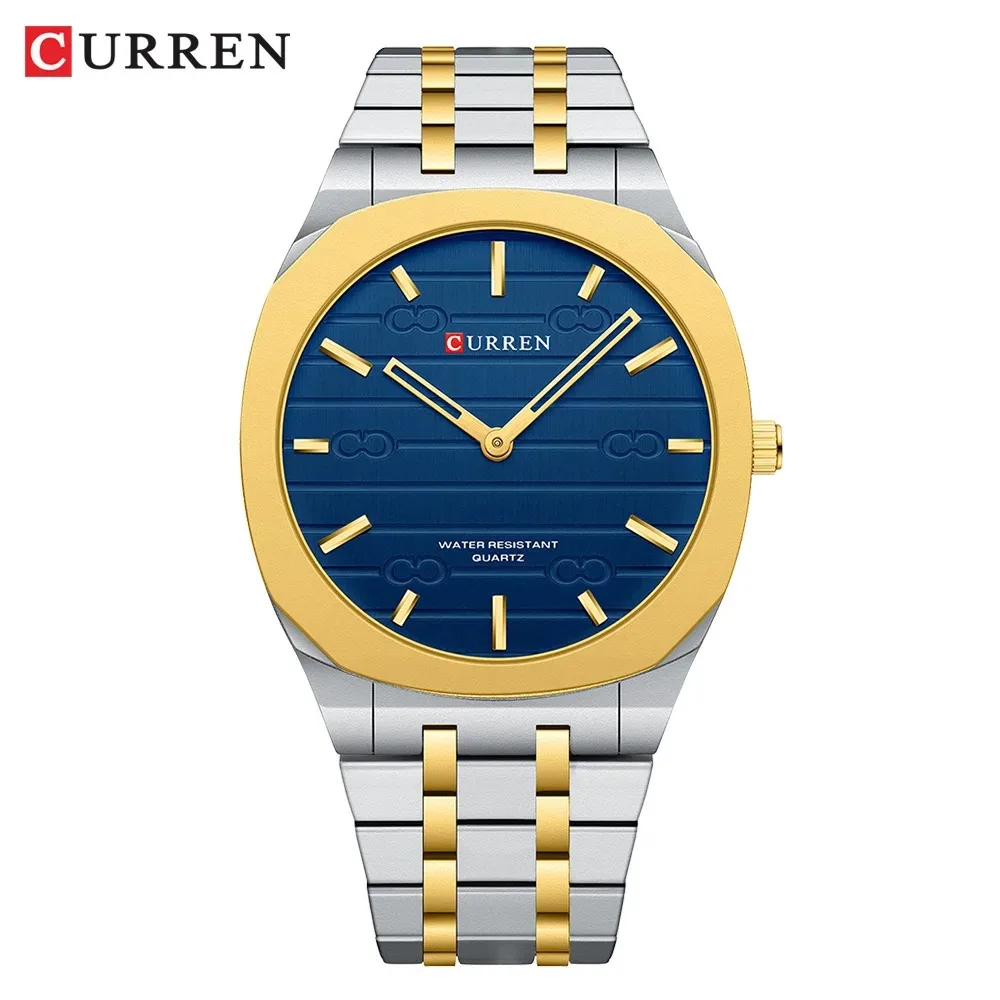 CURREN 8444 Minimalist Royal Steel Watch 3