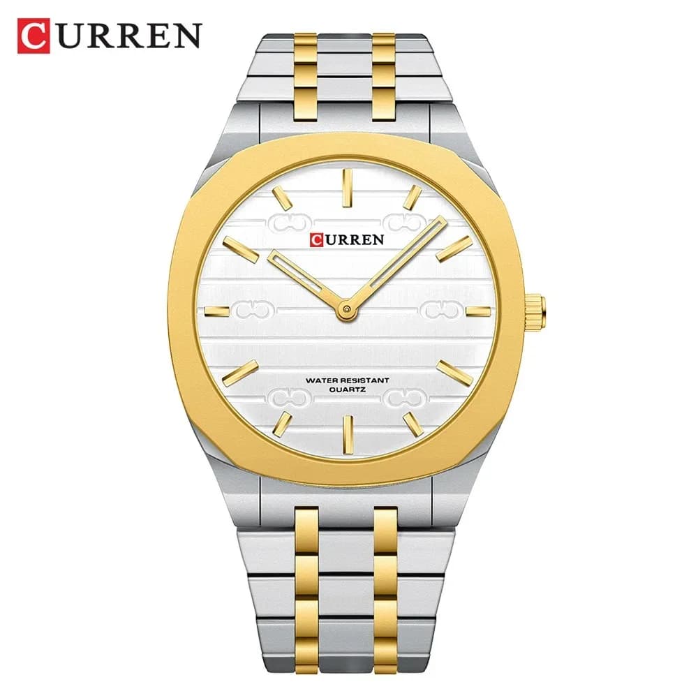 CURREN 8444 Minimalist Royal Steel Watch 4
