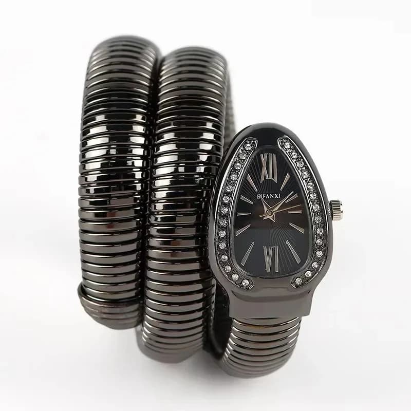 Luxury Coiled Serpentine Watch 3
