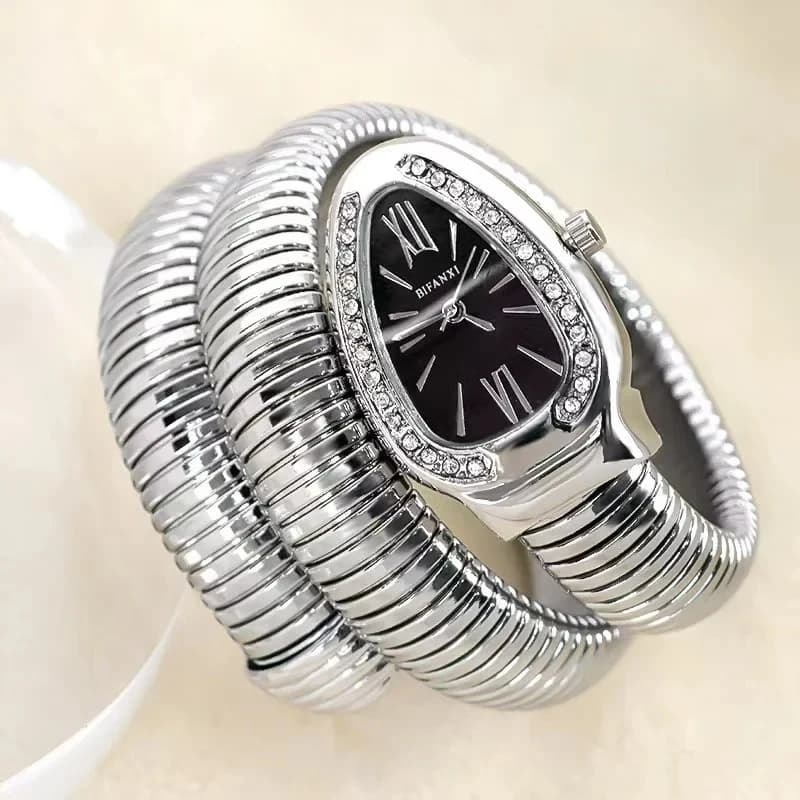 Luxury Coiled Serpentine Watch 6