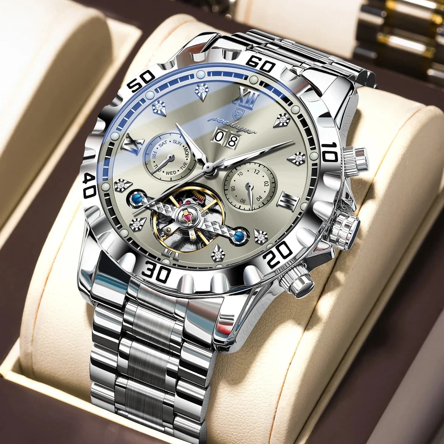 POEDAGAR 1418 Automatic Tourbillon