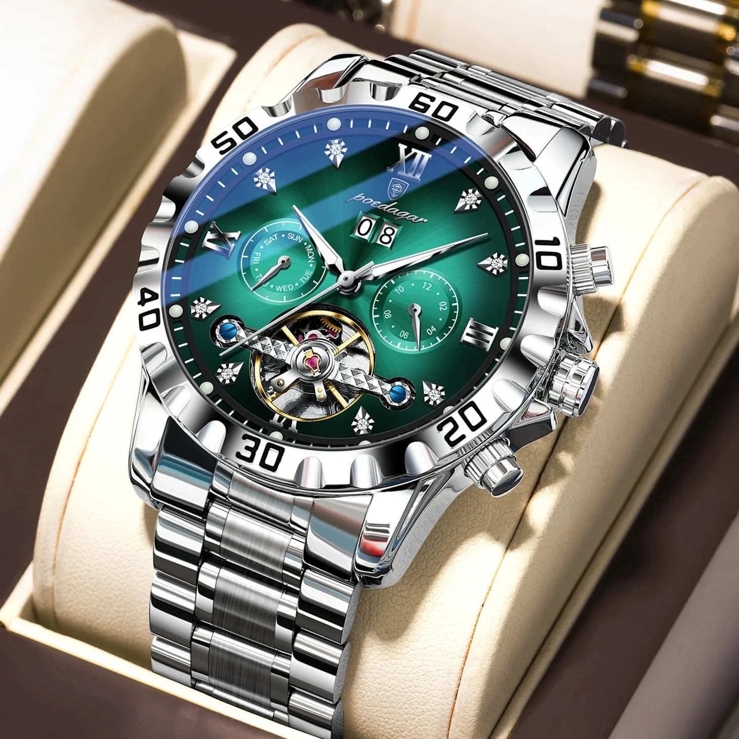 POEDAGAR 1418 Automatic Tourbillon 2