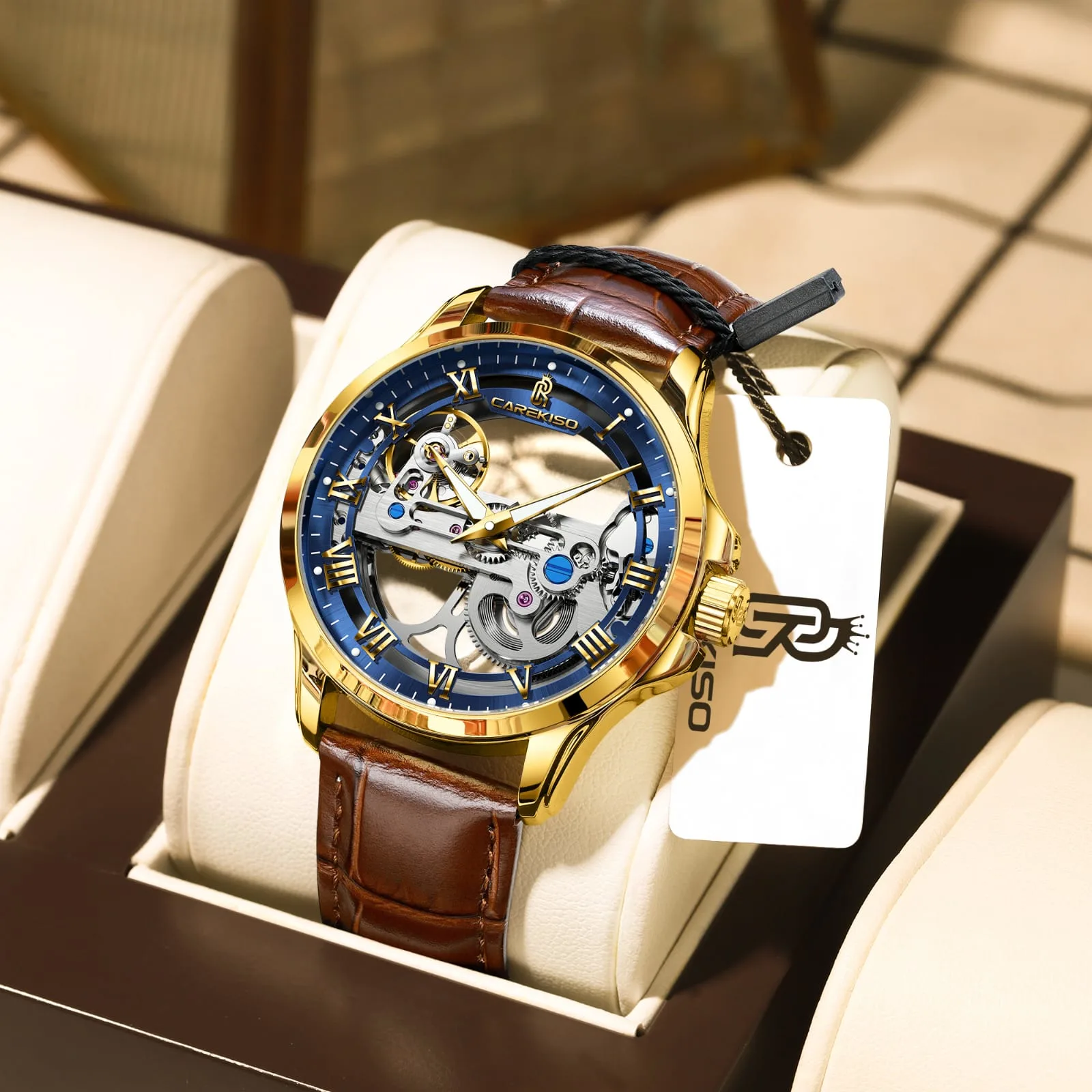 Carekiso Skeleton Mechanical Men's Watch 2