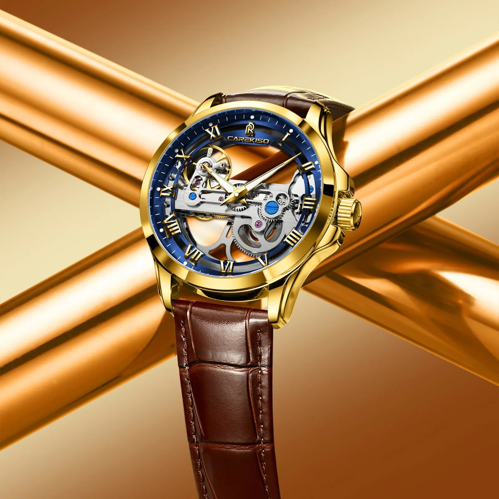 Carekiso Skeleton Mechanical Men's Watch 3