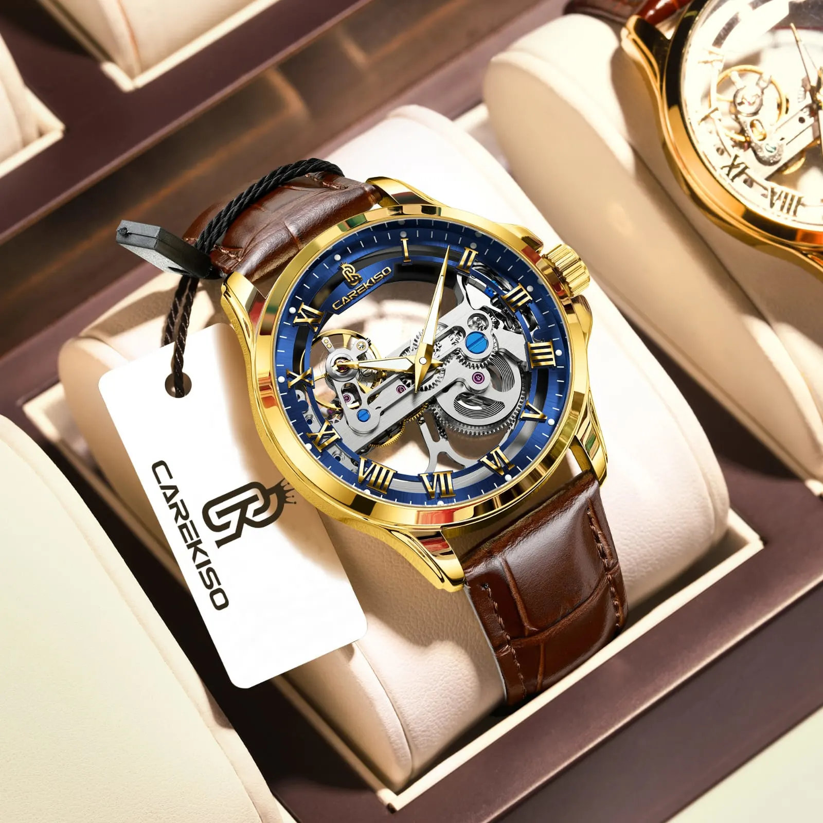 Carekiso Skeleton Mechanical Men's Watch 5