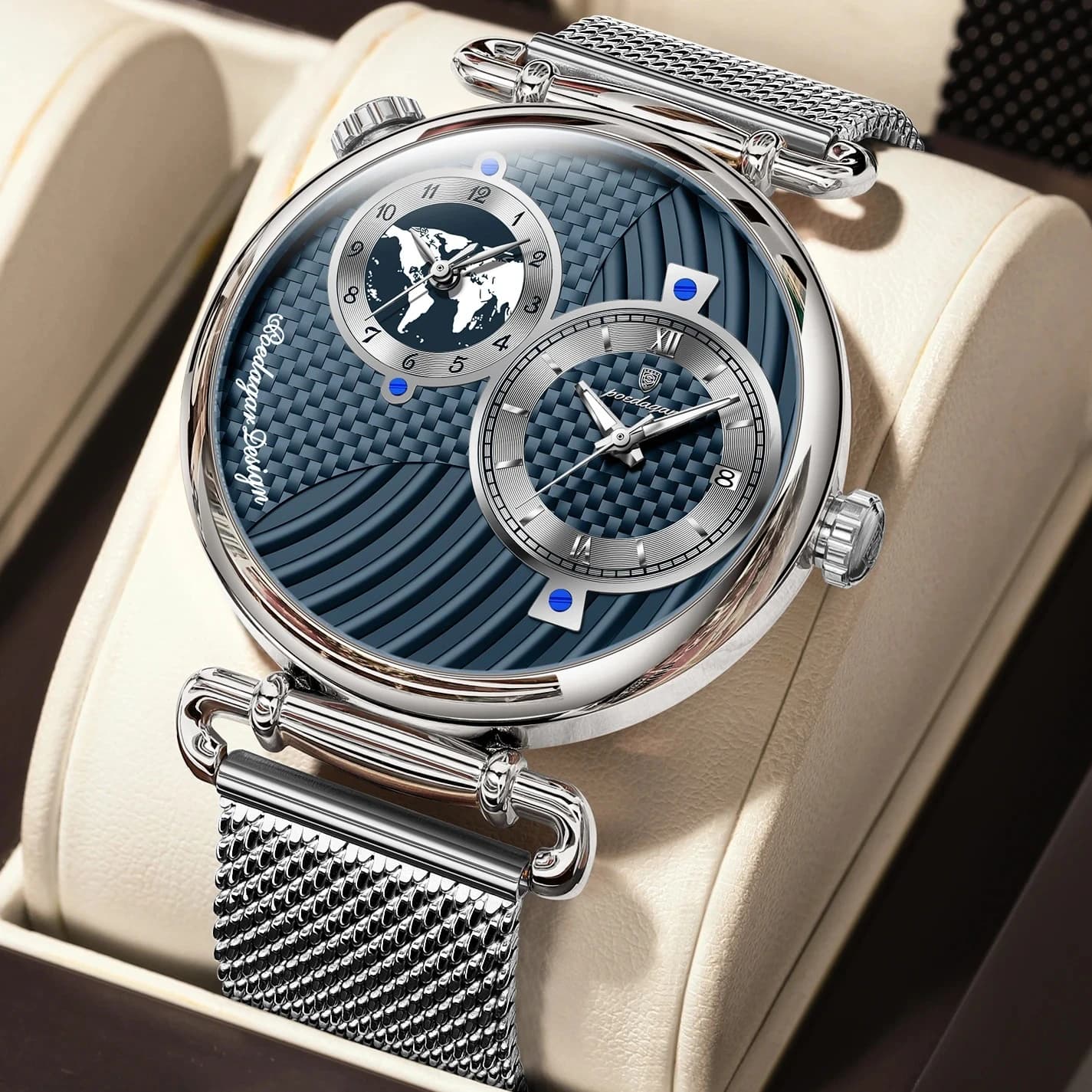 Poedagar 848 Meridian Men's Watch 4