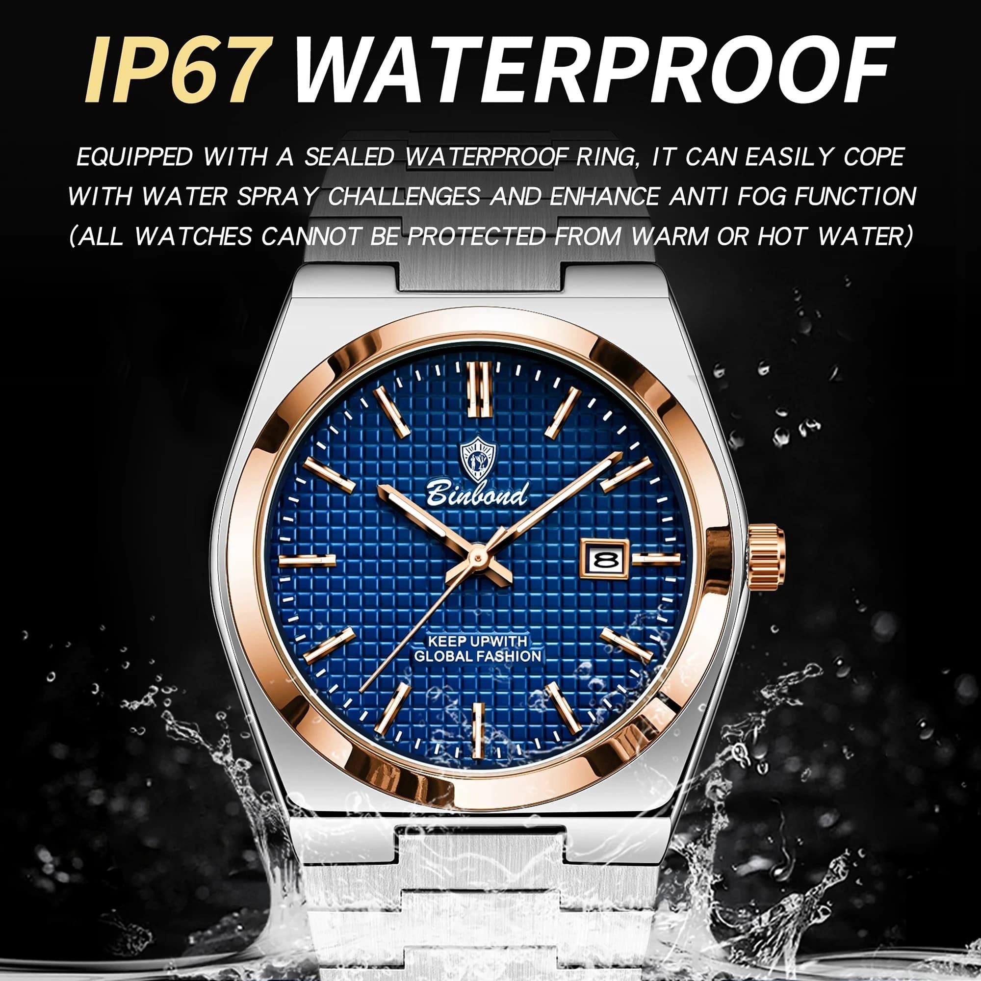 Binbond B1128 Prestige Men's Watch 5