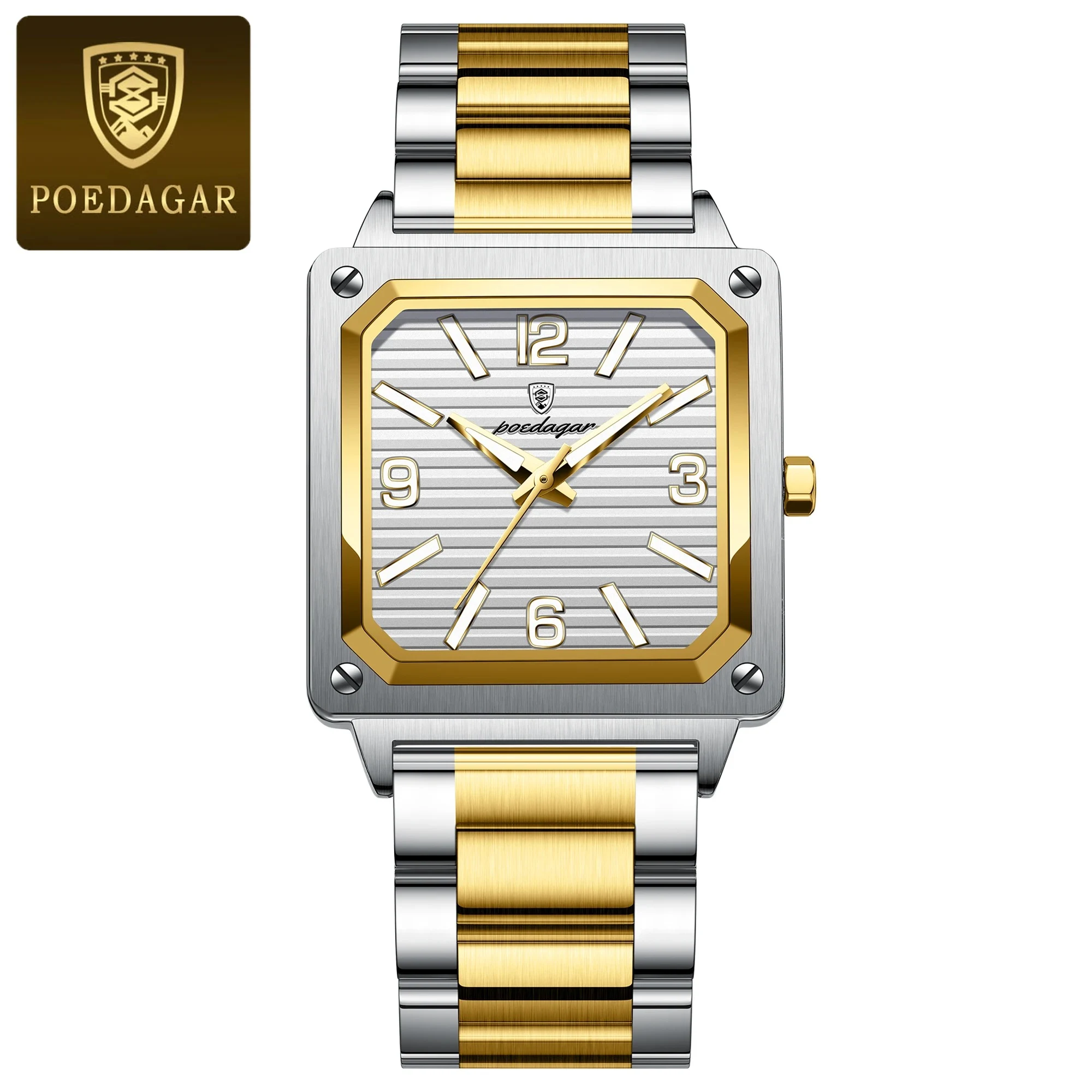 Poedagar 870 Classic Square Men's Watch