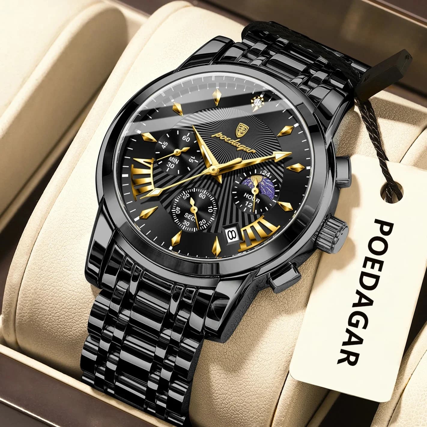 Poedagar 813 Voyager Men's Chronograph Watch