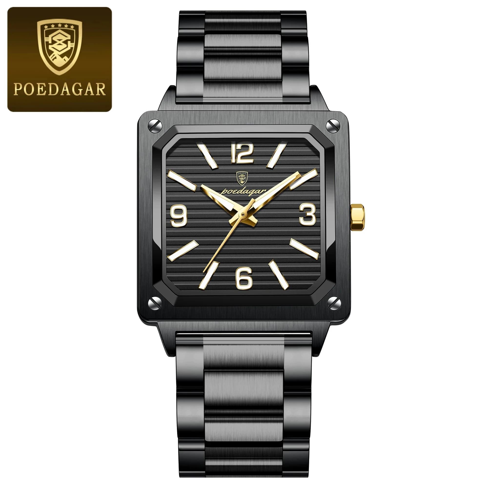 Poedagar 870 Classic Square Men's Watch 4